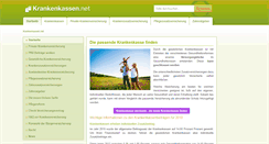 Desktop Screenshot of krankenkassen.net