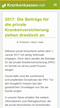 Mobile Screenshot of krankenkassen.net